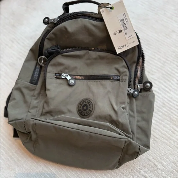 Kipling Khaki Men\'s Backpack Kipling Seoul Large Nylon 15 Laptop Backpack Early Tan  main image 3